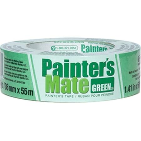 TAPE SPECIALTIES Painters Mate Green Masking Tape - 1 X 180 Ft. 68797150247